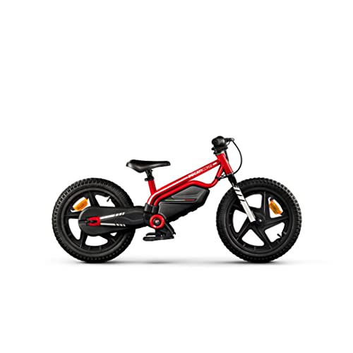 Ducati Unisex – Babys E-Moto E-Fahrrad, Rot, Einer Größe 150W, 16', Akku 125Wh