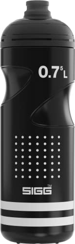 SIGG - Fahrrad Trinkflasche - Pulsar - Quetschbar - Spülmaschinenfest - Federleicht - Auslaufsicher - BPA-frei - 0,75L
