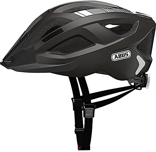 ABUS ADURO 2.0 Fahrradhelm, Schwarz (Race Black), L
