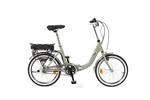 i-Bike Unisex – Erwachsene Fold Green, Elektrofahrrad, Klapprad, Grün, Einheitsgröße