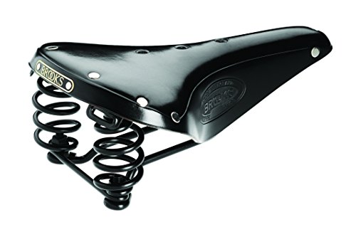 Brooks Herren Flyer Fahrradsattel, schwarz, 280 x 170 mm